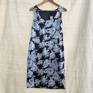 NWT Ann Taylor Dress 6P Multicolor Floral Silk Blend  Sleeveless Lined Zip